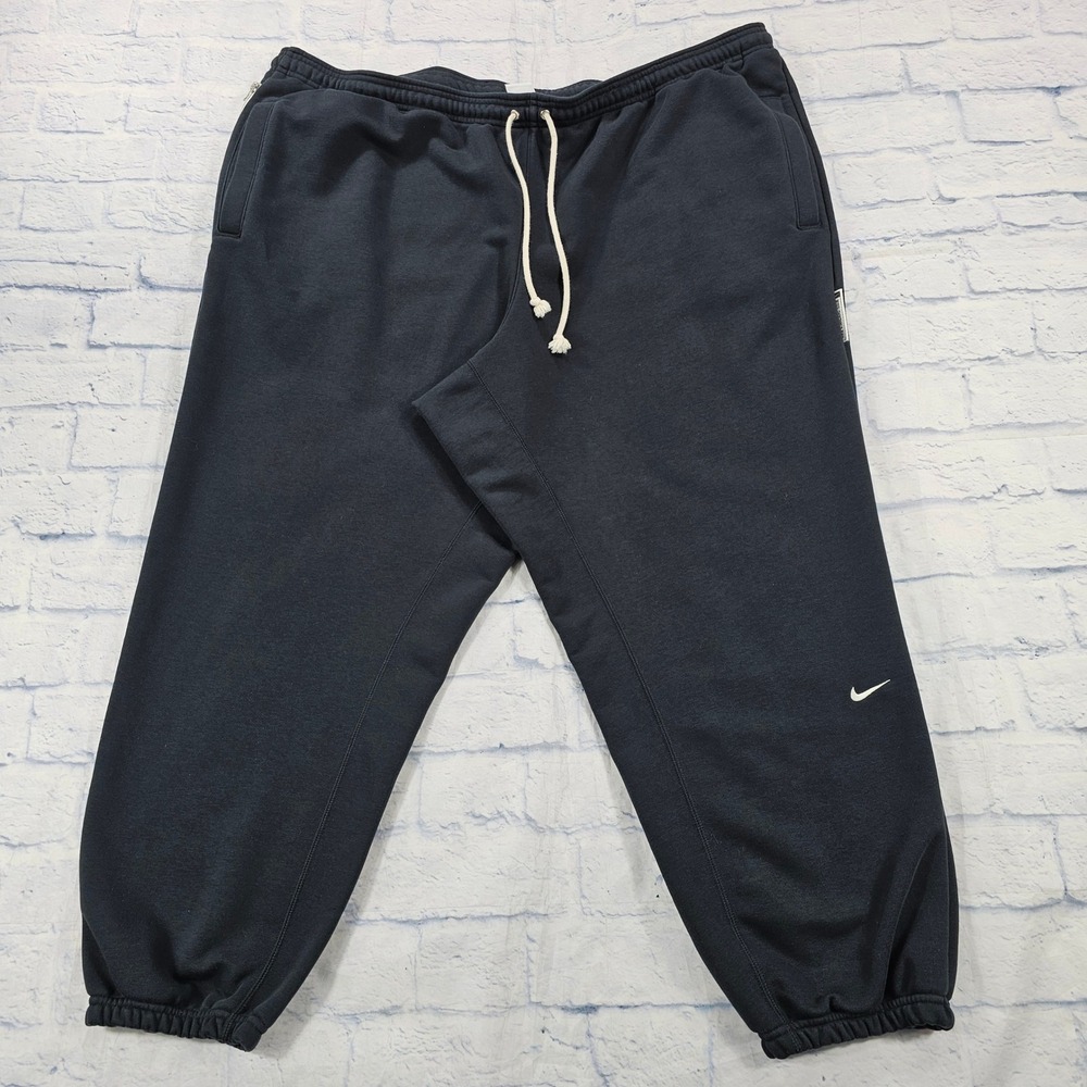 Nike Standard Issue Sweatpants MENS 4XL Black Dri-FIT Jogger Fleece Activewear